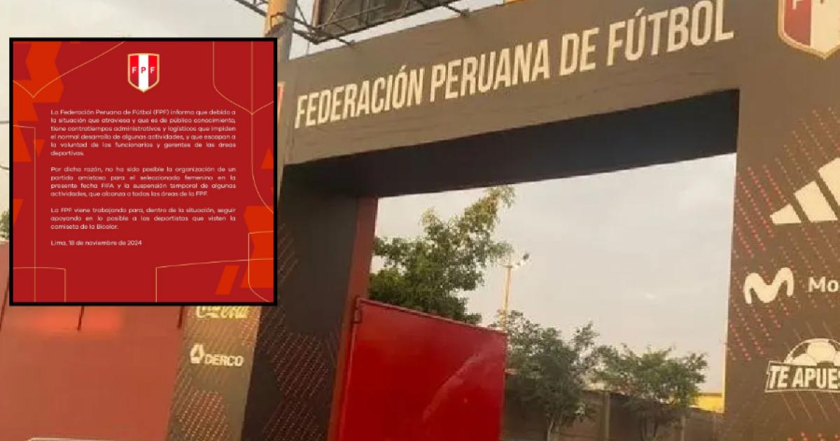 FPF anunció la suspensión de algunas actividades por crisis interna