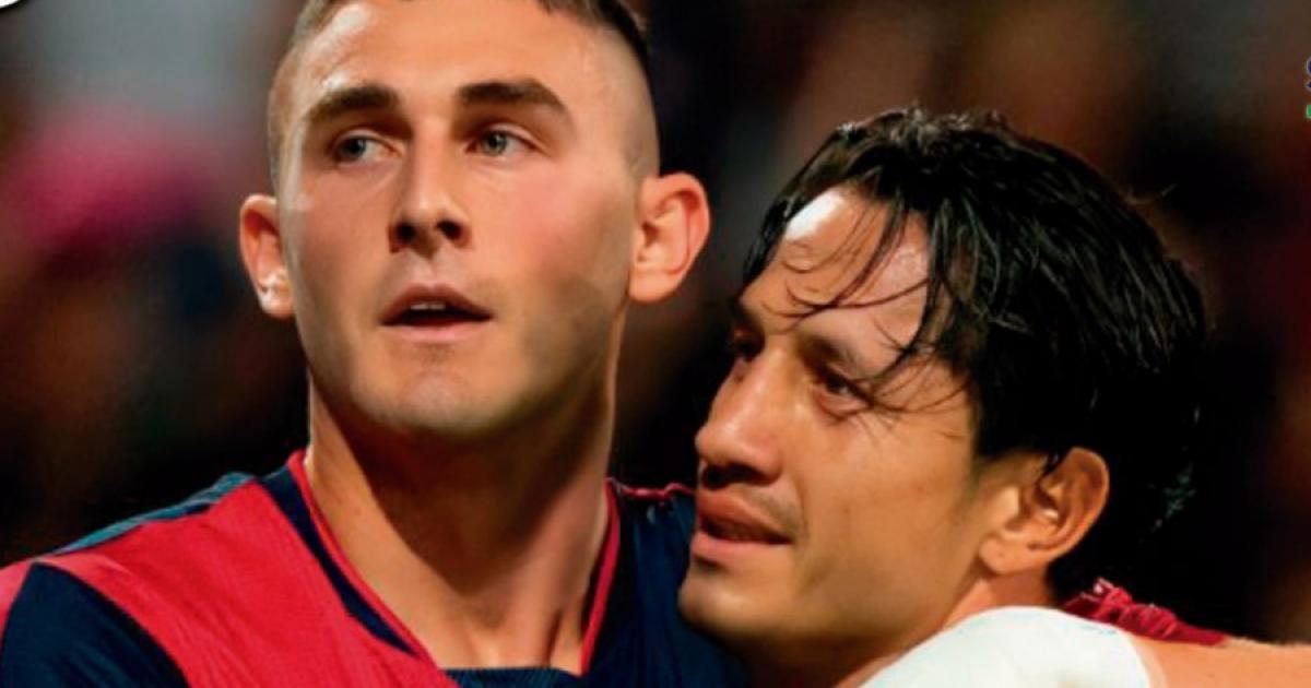 Con Lapadula, Cagliari empató con Milan por la Serie A
