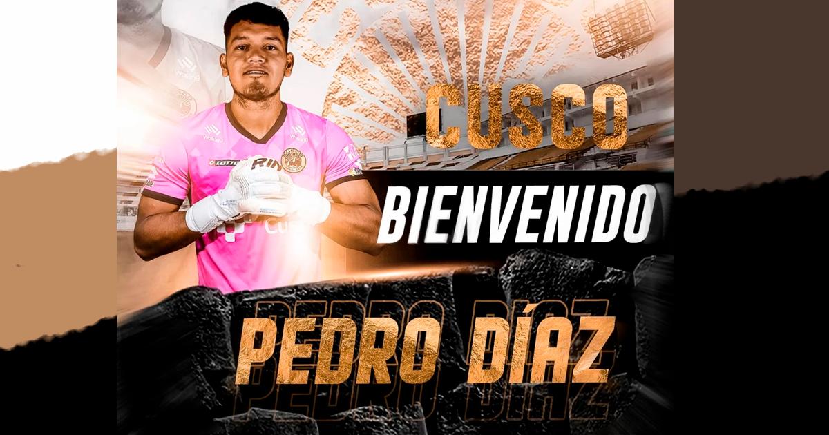 Cusco FC anunció fichaje del portero Pedro Díaz
