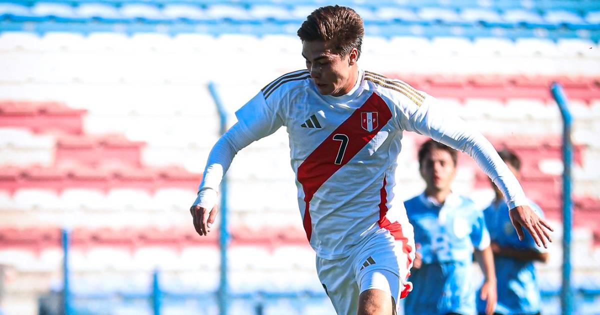 (FOTOS) ¡Con el pie derecho! Perú U20 venció 2-1 a Uruguay en amistoso