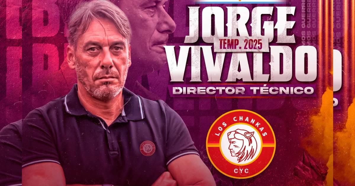 Los Chankas oficializaron al 'Flaco' Vivaldo como DT