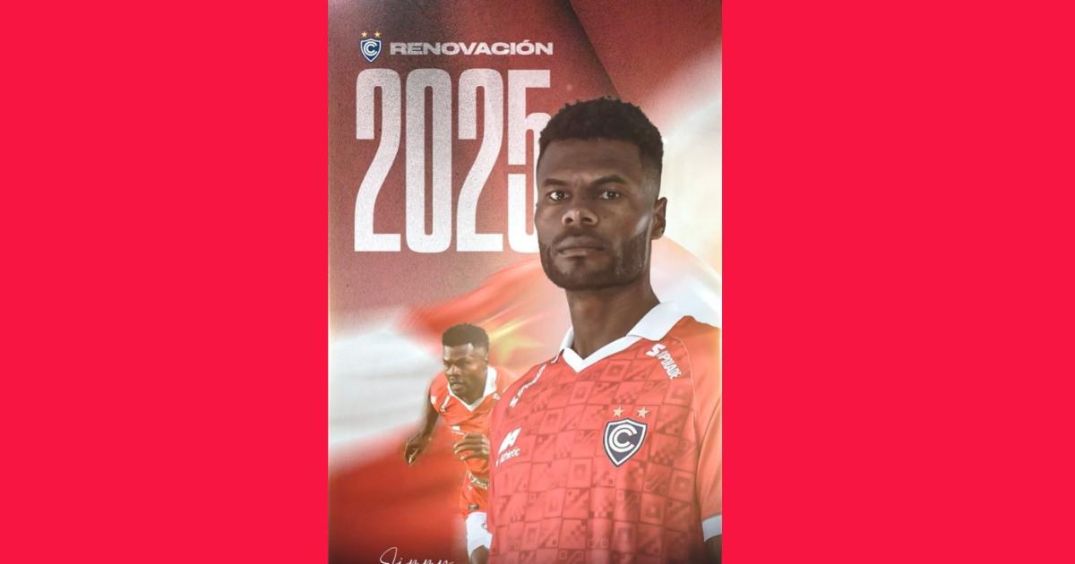 ¡Se queda! Jimmy Valoyes renovó con Cienciano por todo el 2025