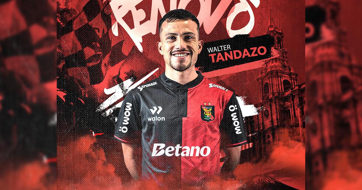 Primera renovación: Walter Tandazo se queda en Melgar para el 2025
