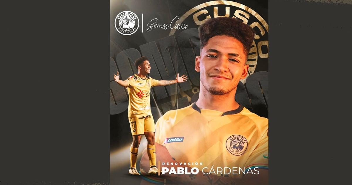 Pablo Cárdenas se queda en Cusco FC por una temporada más
