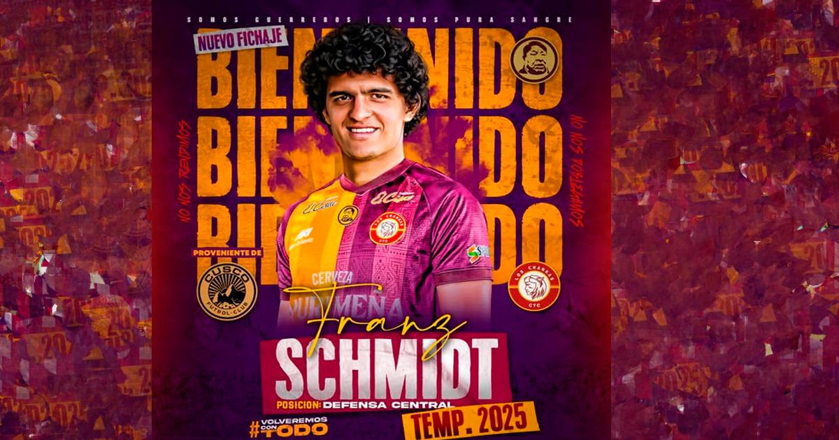 ¡Se sigue repotenciando! Franz Schmidt fue anunciado como nuevo 'jale' de Los Chankas