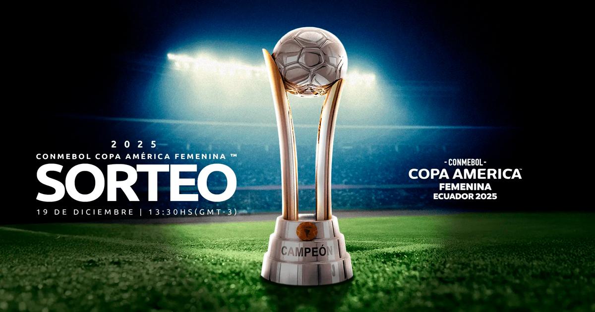 Sorteo de la Copa América Femenina será el 19 de diciembre