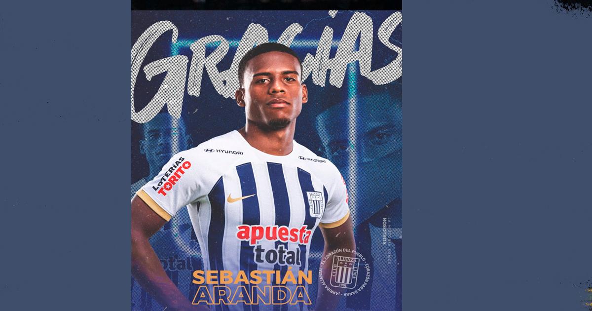 Alianza Lima anunció la salida del defensor Sebastián Aranda