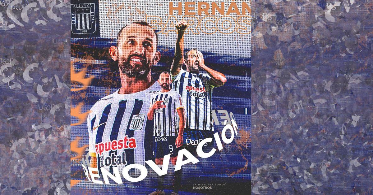 Hernán Barcos renovó con Alianza Lima por una temporada