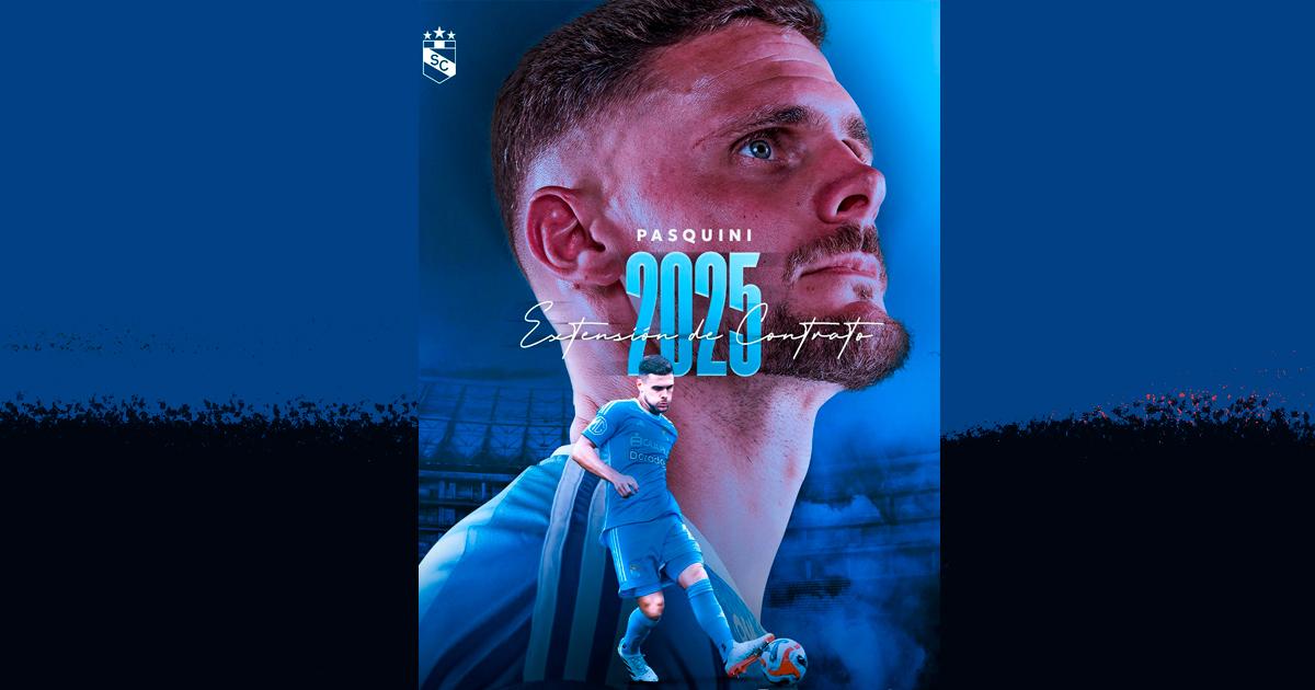 Nicolás Pasquini renovó su contrato con Sporting Cristal