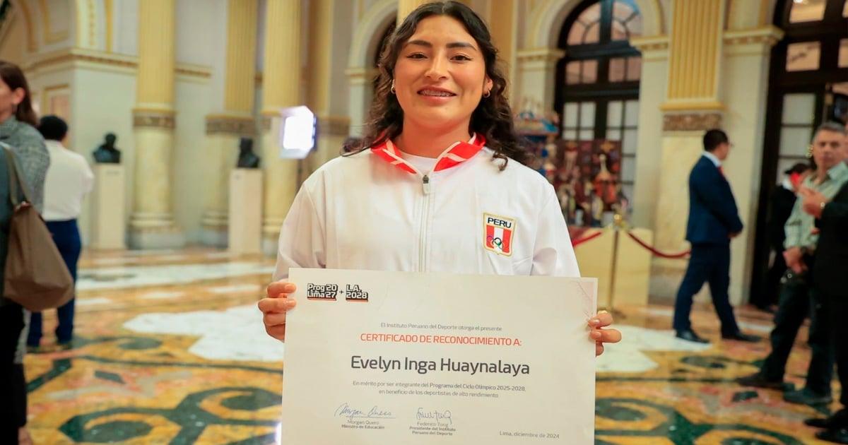 Evelyn Inga:  "En el 2025 quiero entrar en el top 5 y ganar medalla en Mundial de atletismo"