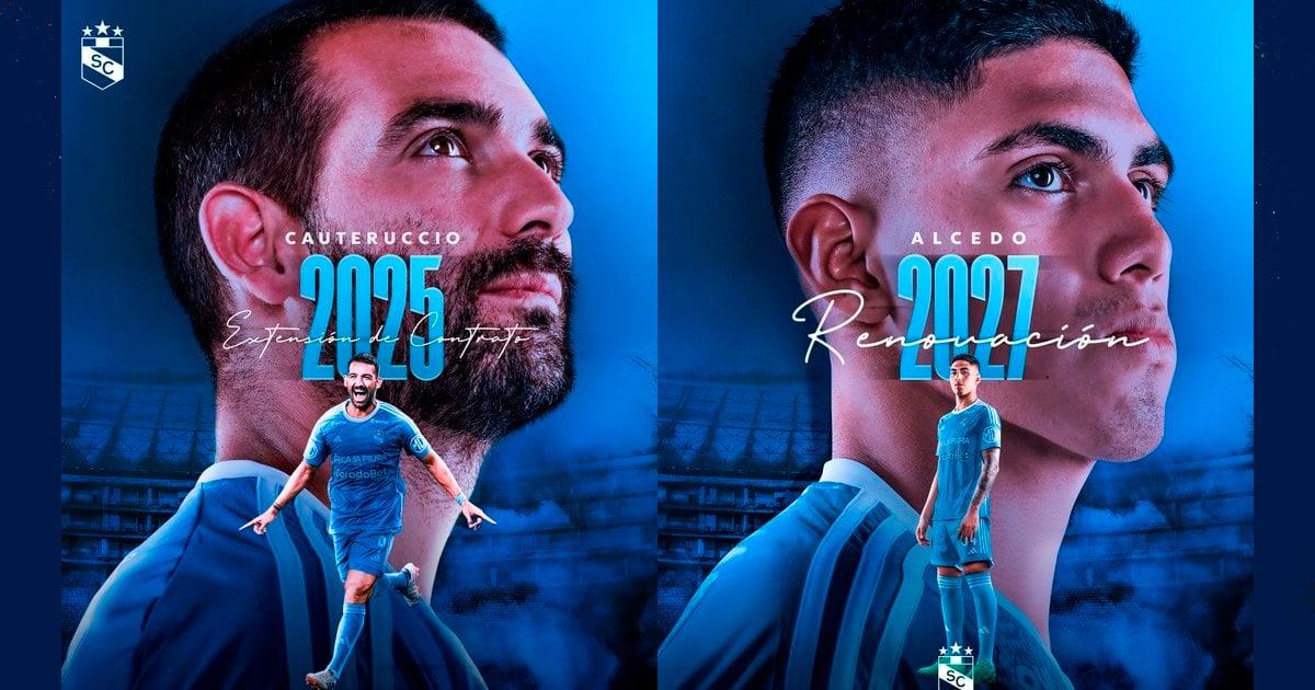¡Se quedan en La Florida! Cauteruccio y Alcedo renovaron con Sporting Cristal