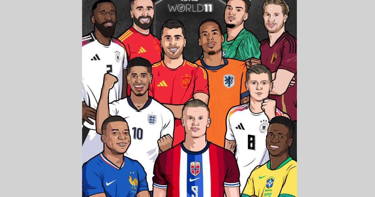 Sin Messi, así quedó el once ideal FIFPRO