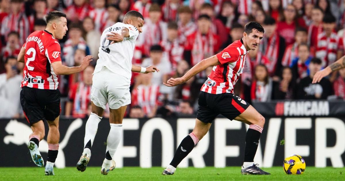 Real Madrid cayó de visita ante Athletic Bilbao