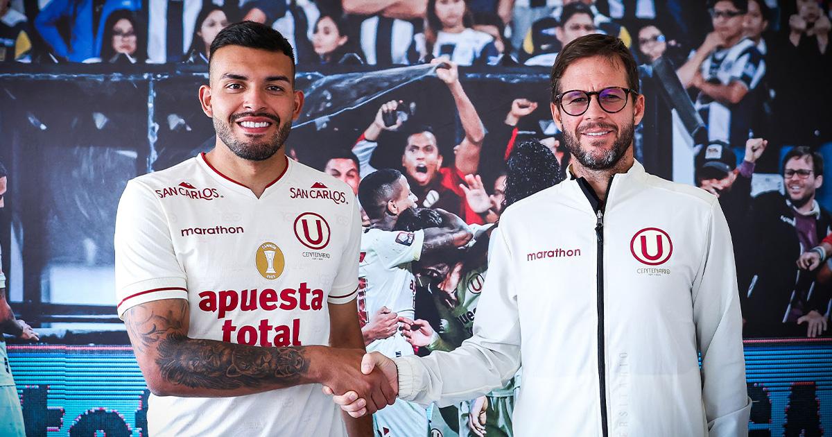 Universitario oficializó la llegada de Miguel Vargas