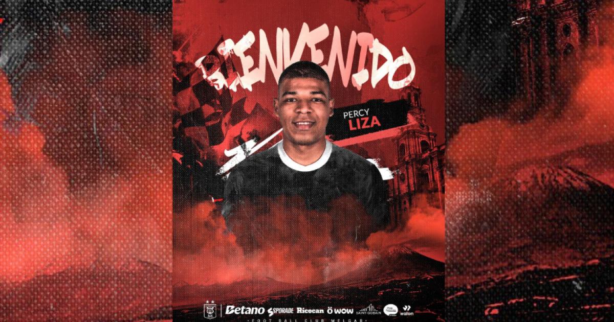 Percy Liza fue oficializado como nuevo jugador de FBC Melgar por todo el 2025