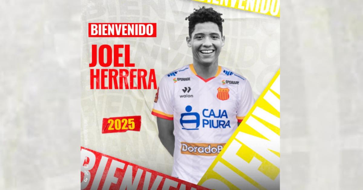 Atlético Grau anunció la contratación del delantero Joel Herrera 