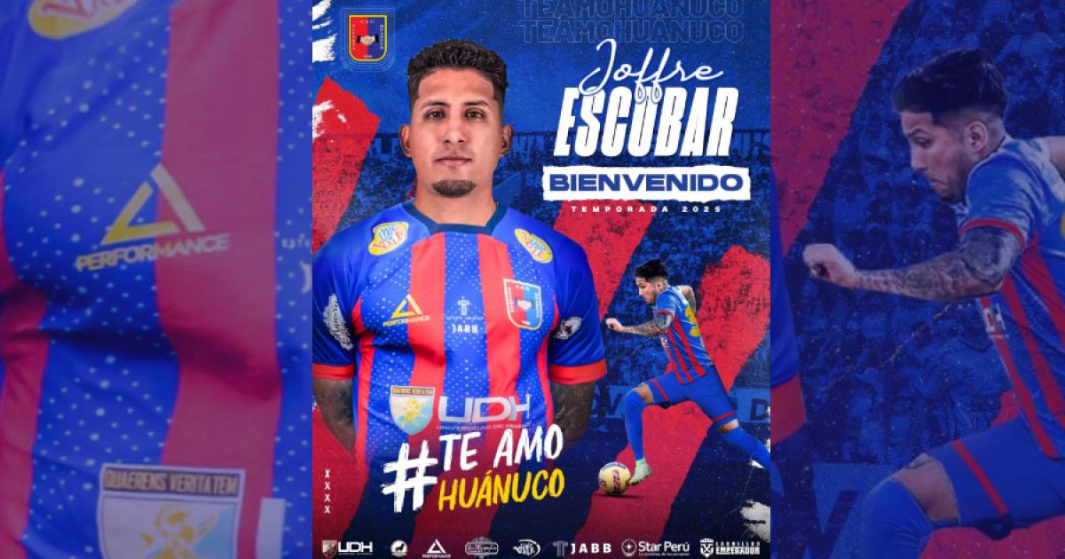 ADH anunció la incorporación del delantero ecuatoriano Joffre Escobar