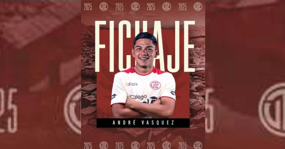 UTC anunció la llegada del mediocampista André Vásquez 