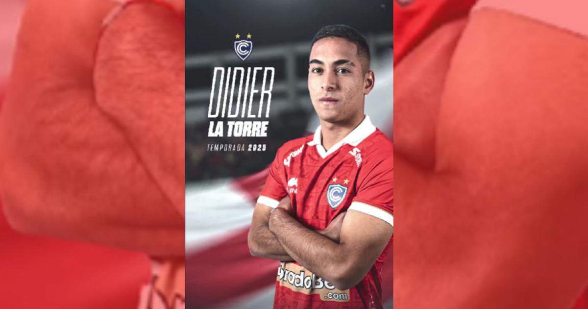 Cienciano anunció la renovación de Didier La Torre por todo el 2025