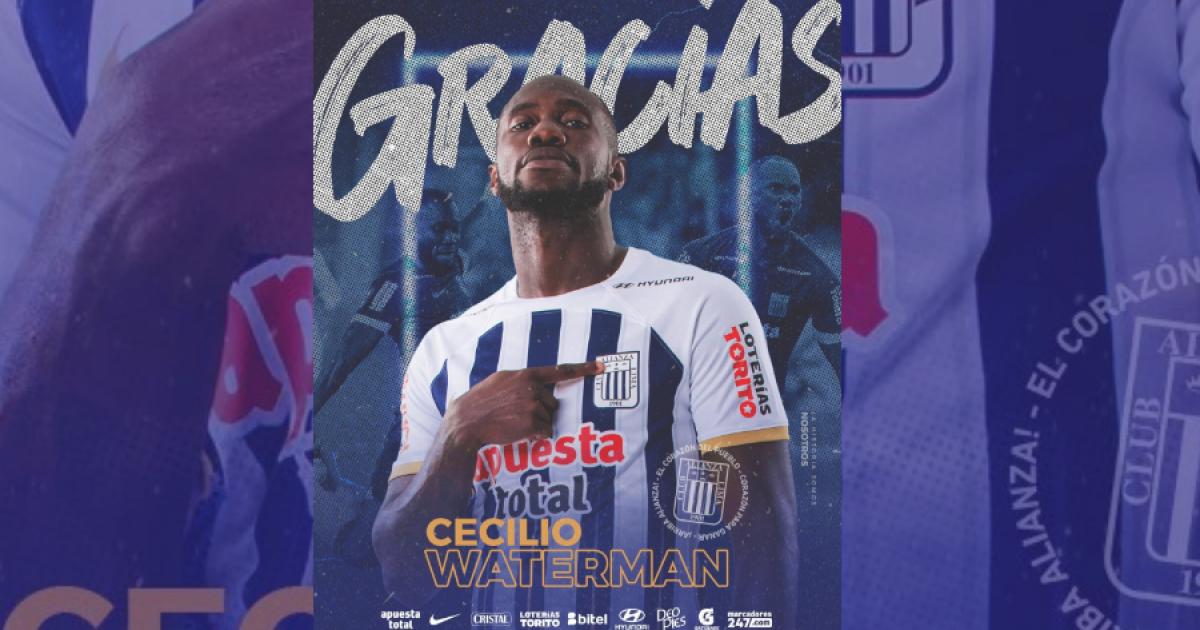 Alianza Lima anunció la salida del delantero Cecilio Waterman 