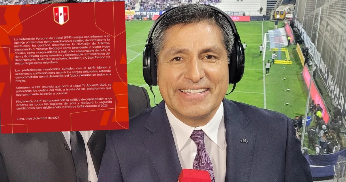 FPF designó a Winston Reátegui como presidente de Conar