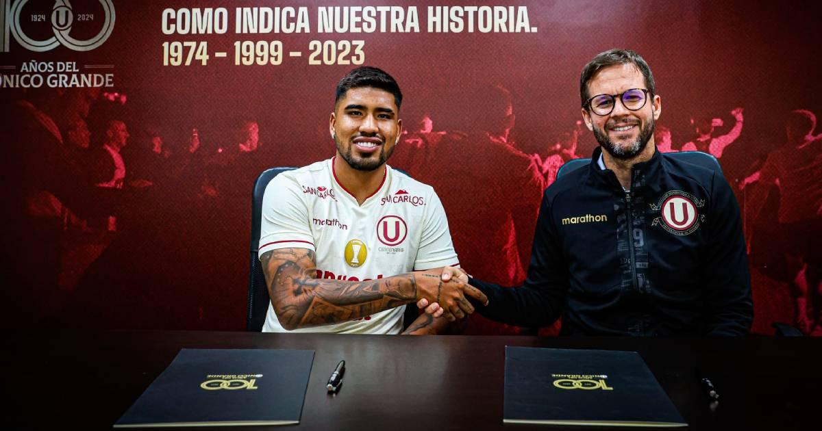 ¡Paolo Reyna fue oficializado en Universitario!