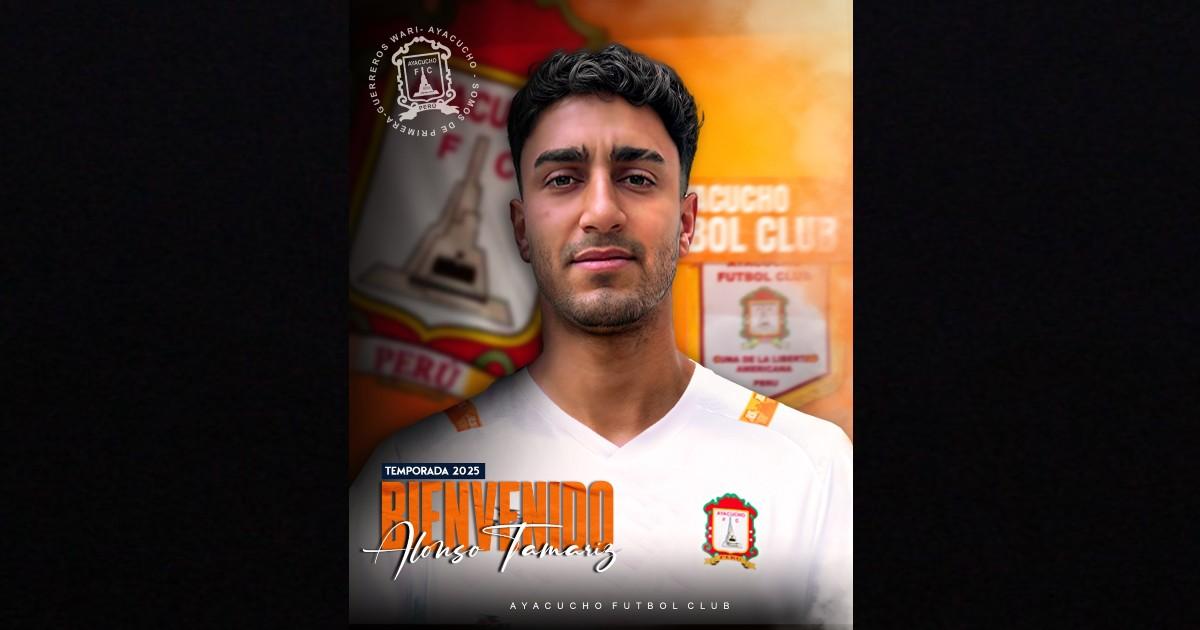 Alonso Tamariz es nuevo jugador de Ayacucho FC