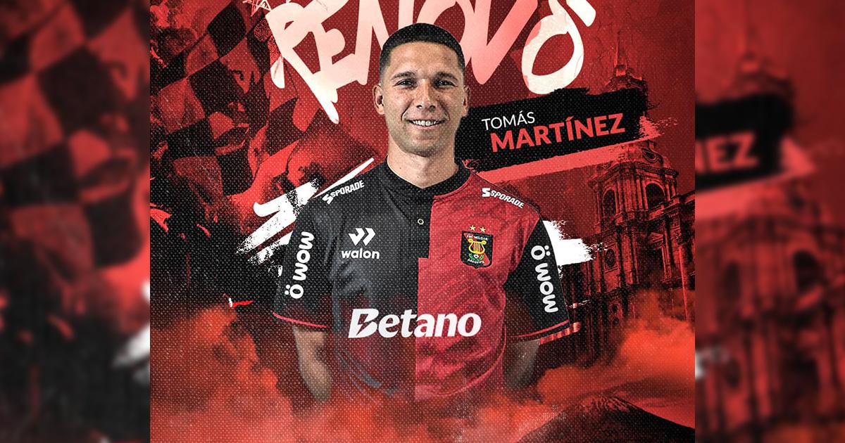 No se mueve de Arequipa: Tomás Martínez seguirá jugando en Melgar
