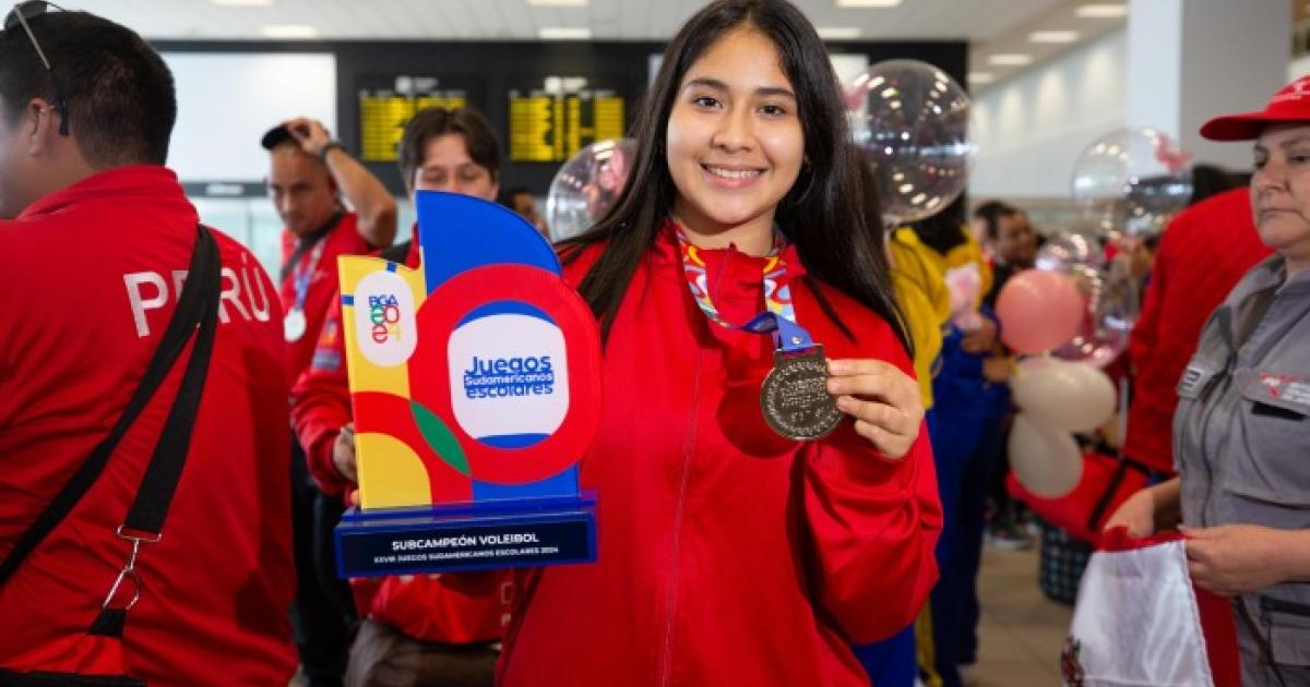 Team Perú regresó con 28 medallas de Juegos Sudamericanos escolares Bucaramanga 2024