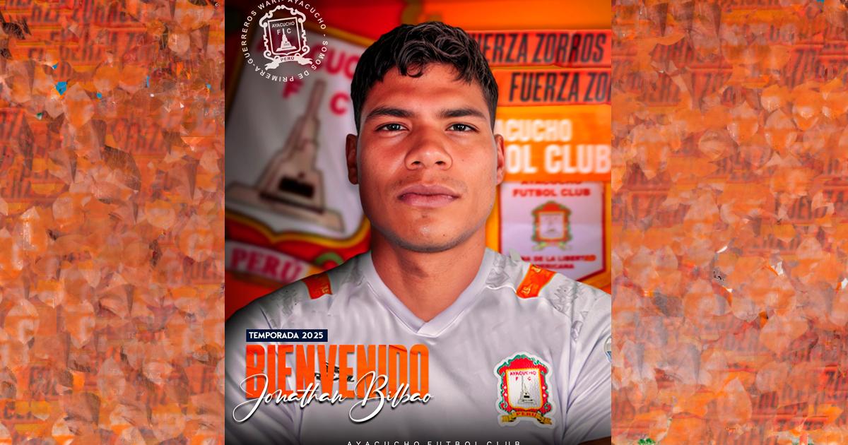 Ayacucho FC sumó a Jonathan Bilbao como nuevo refuerzo para su vuelta a Primera