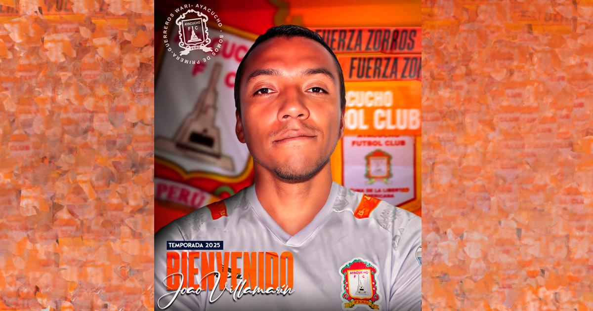 ¡Todos vuelven! Joao Villamarín retornó a Ayacucho FC 