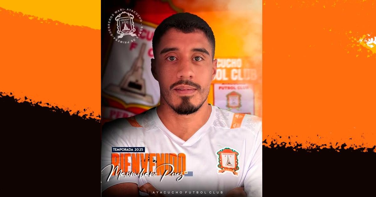 ¡Se sigue armando! Delantero uruguayo Maximiliano Pérez es nuevo 'jale' de Ayacucho FC
