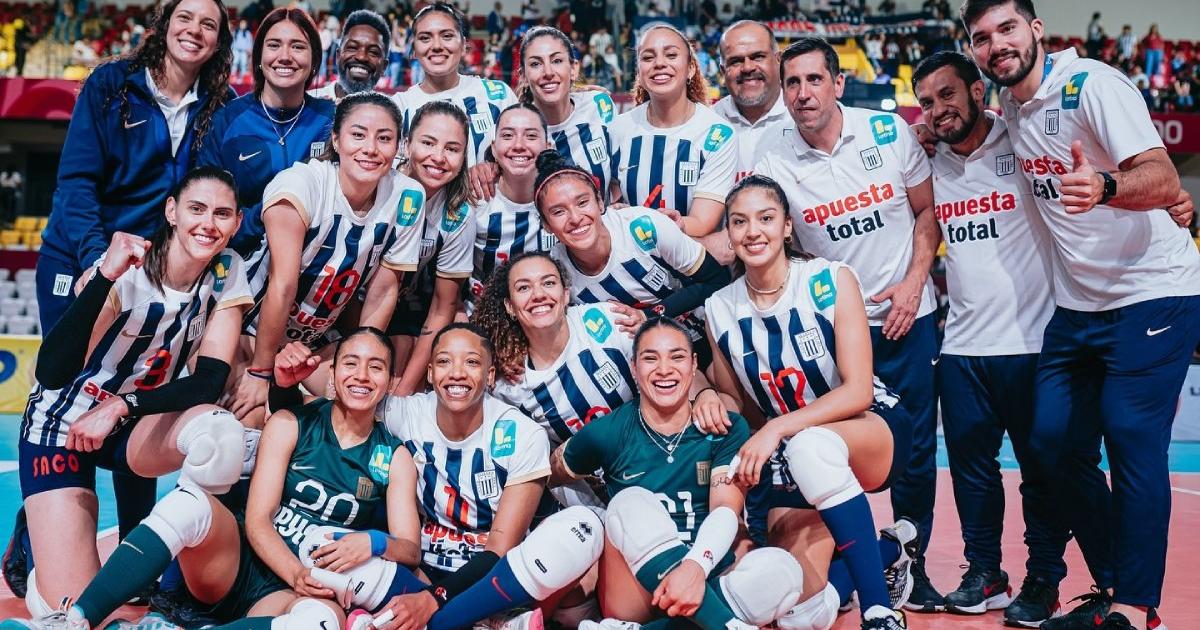 ¡Mantiene el invicto! Alianza Lima le remontó al Círcolo y sigue líder de la Liga Peruana de Voleibol