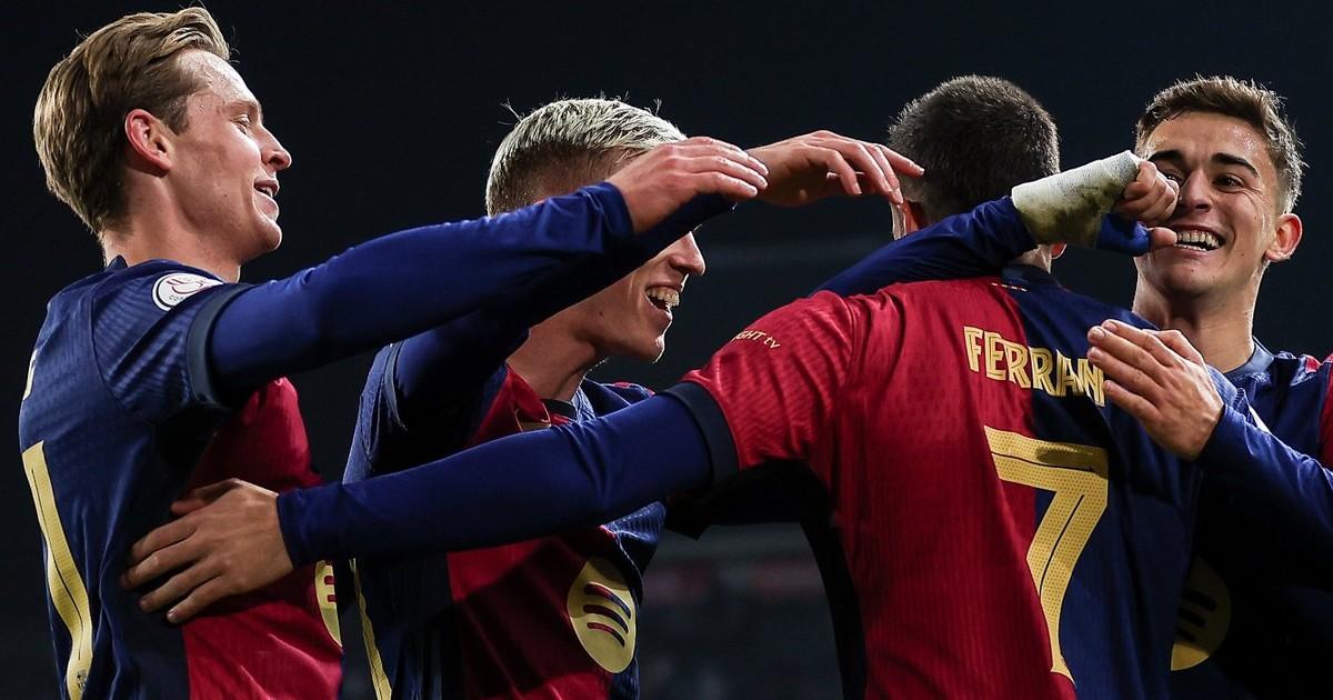 Barcelona goleó al Betis y avanzó en la Copa del Rey