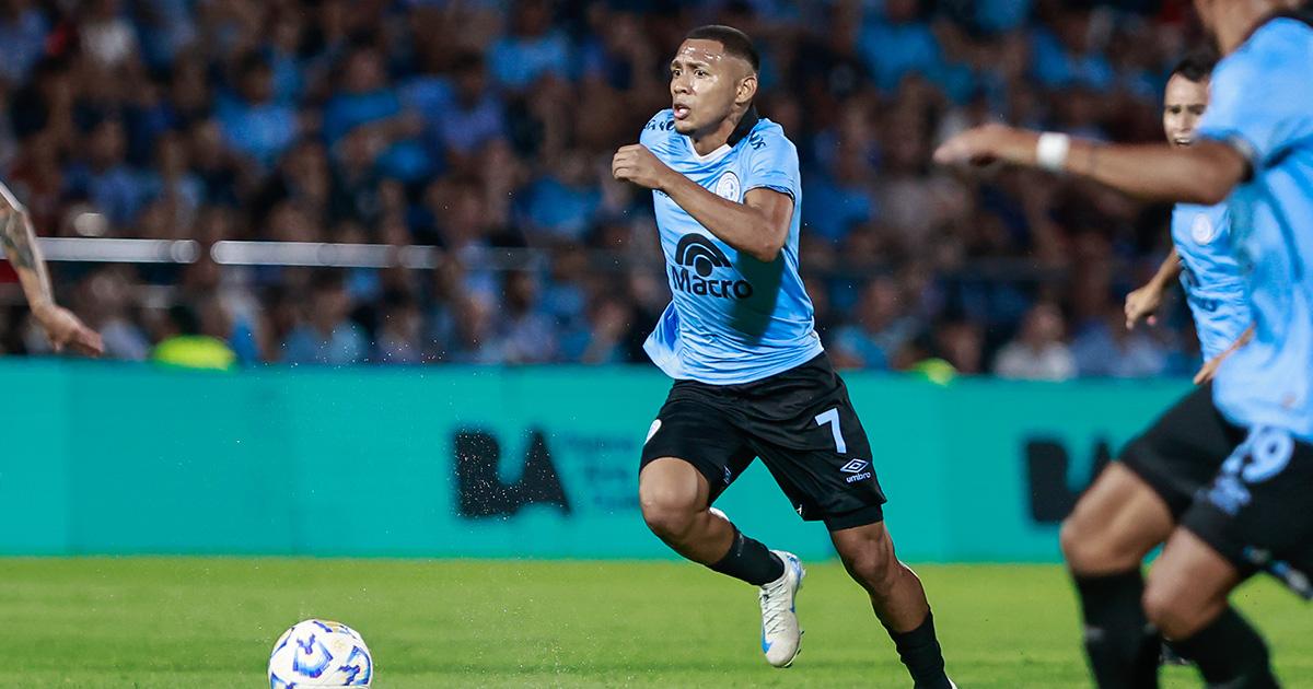 Bryan Reyna concentra con Belgrano para visitar a Racing