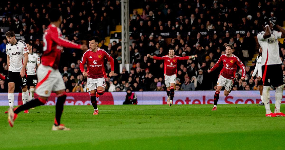 (VIDEO) Manchester United venció al Fulham de visita y respira en la Premier League