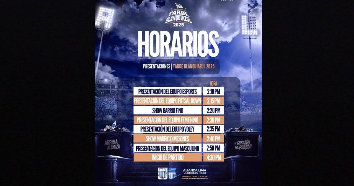 Conoce cuál es la programación para la 'Tarde Blanquiazul'