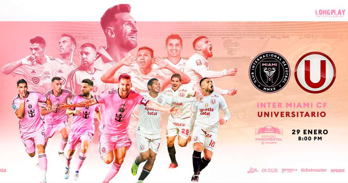 Se vendieron más de 35 mil entradas para el partido entre Inter Miami y Universitario