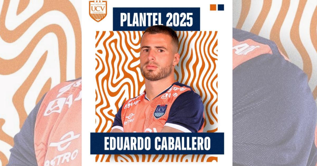 Eduardo Caballero fue oficializado como jugador de la U. César Vallejo 