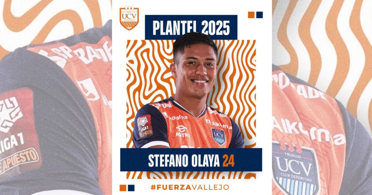 La U. César Vallejo renovó con Stefano Olaya por todo el 2025