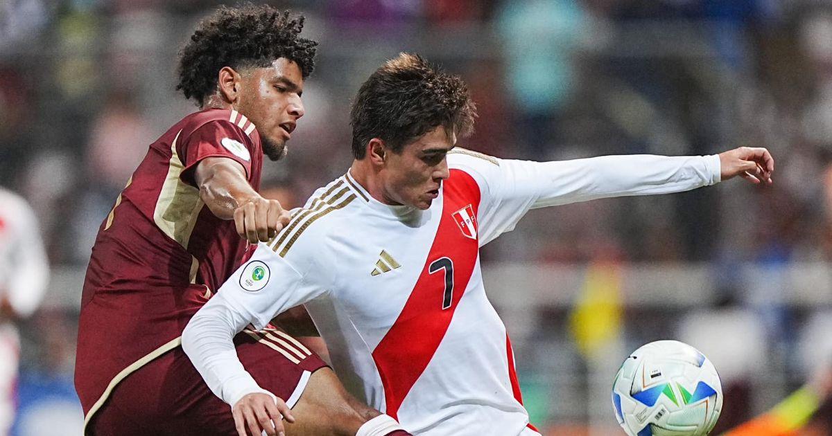 (FOTOS) Dura derrota: Perú perdió por 4-0 ante Venezuela en el Sudamericano sub 20