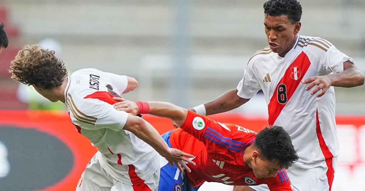 VIDEO | 🔴#ENVIVO Perú cae por 3-2 ante Chile en el Sudamericano sub 20