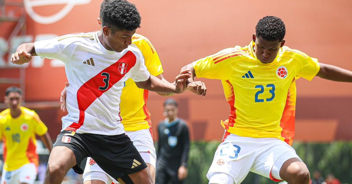 Selección peruana sub 17 perdió por 3-1 en amistoso ante Colombia