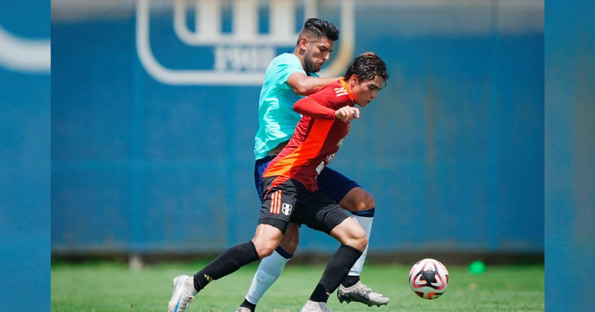 (FOTOS) Alianza Lima venció a la Selección peruana U20 en amistoso jugado en EGB