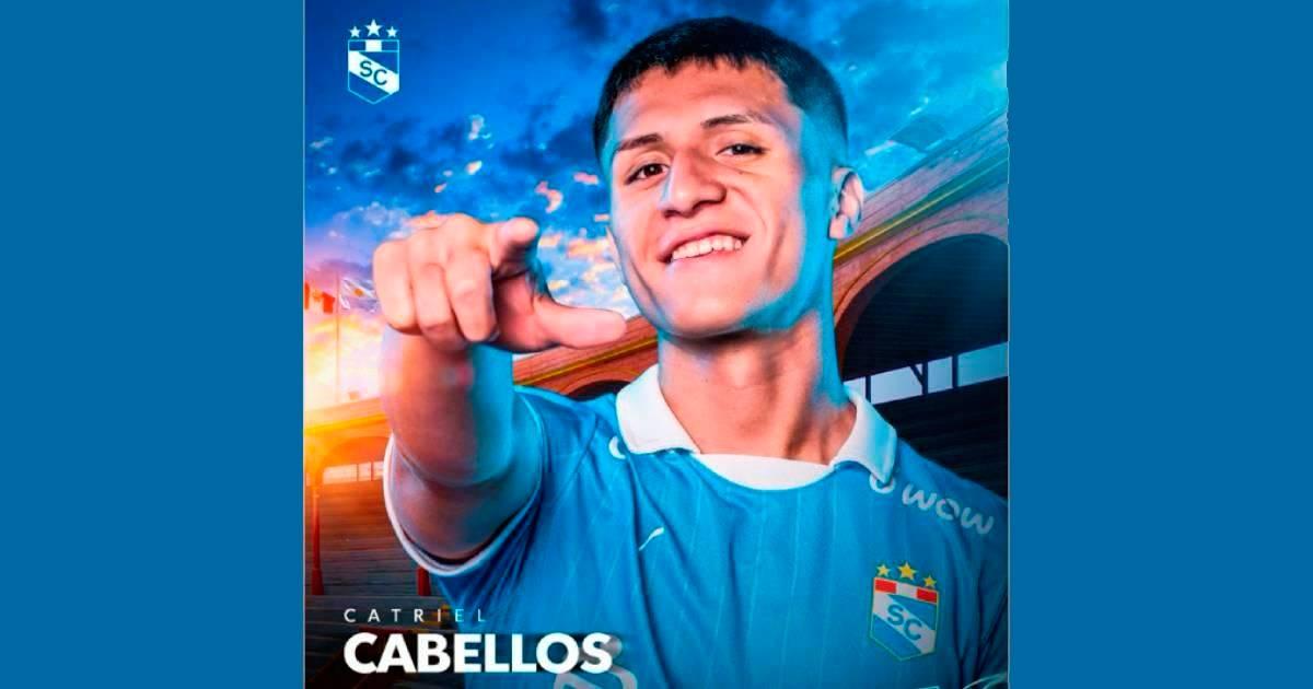 ¡Oficialmente celeste! Cristal anunció fichaje de Catriel Cabellos