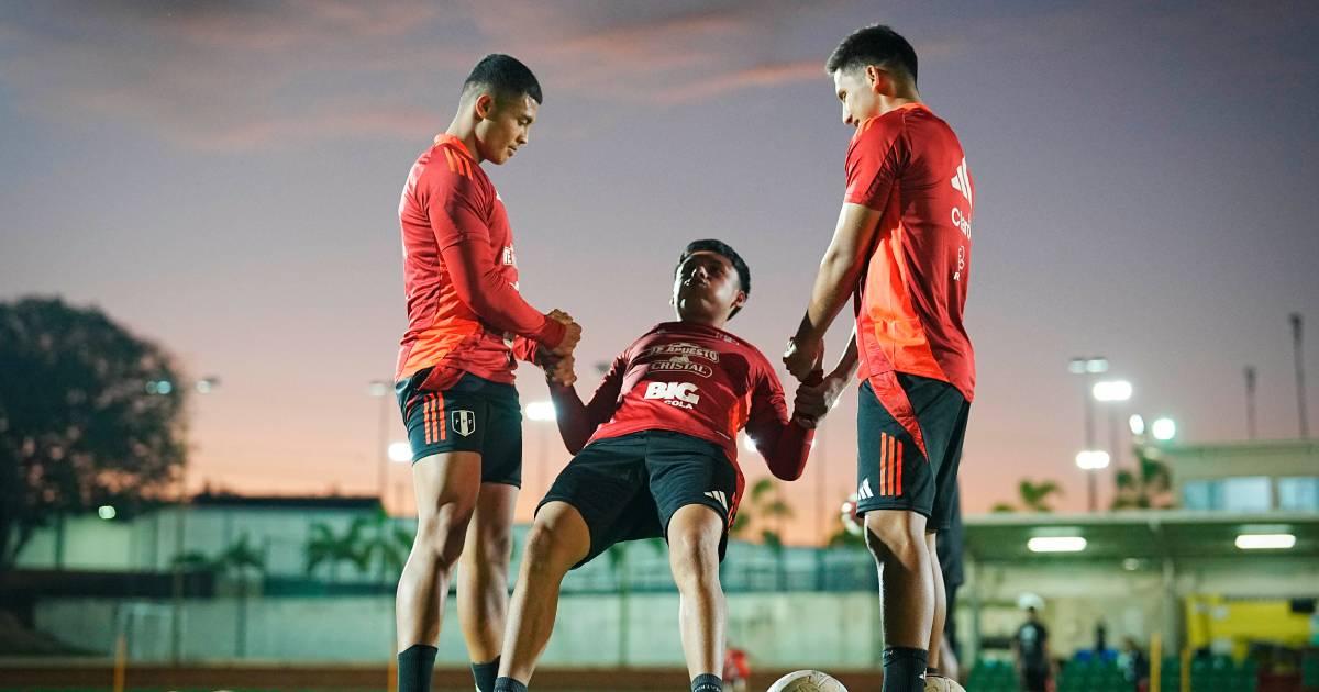 (FOTOS) Perú ya entrena en Venezuela de cara al Sudamericano Sub-20