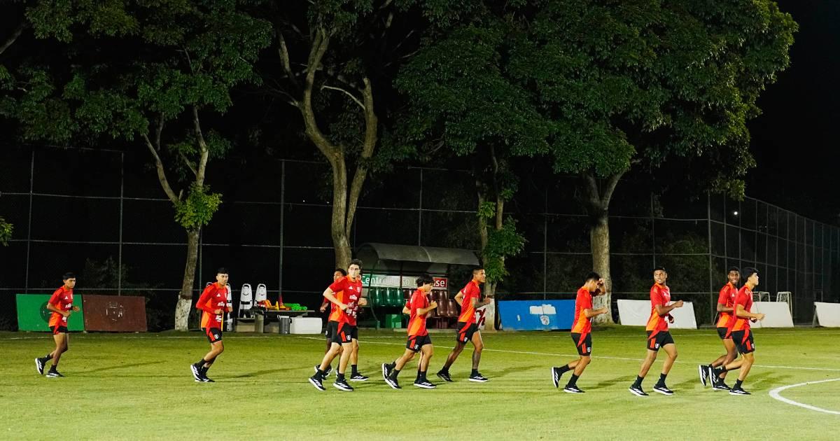 (FOTOS) Perú Sub-20 quedó listo para enfrentar a Venezuela