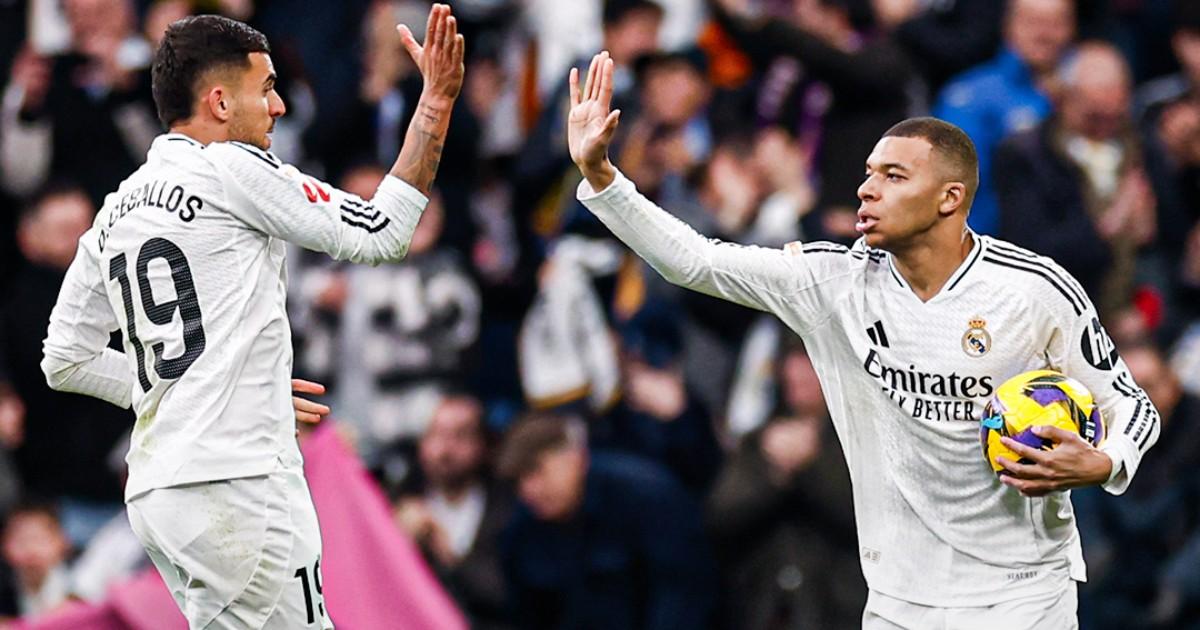 Real Madrid goleó a Las Palmas y es nuevo líder de la Liga española
