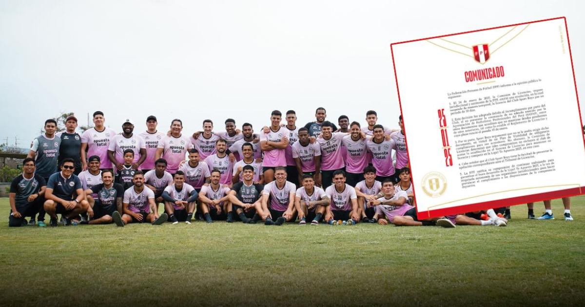 FPF se pronunció sobre quita de Liencia a Sport Boys