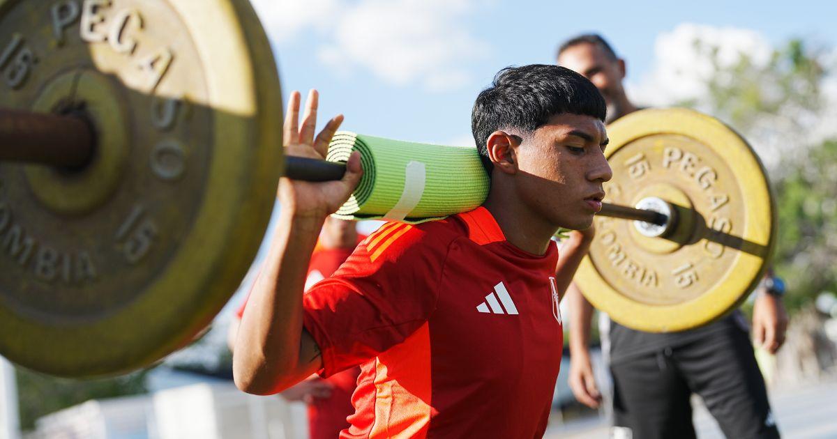 (FOTOS) Selección sub 20 quedó lista para su debut en el Sudamericano